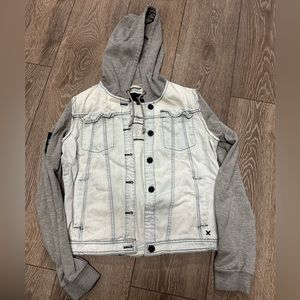 Hurley jacket with patches